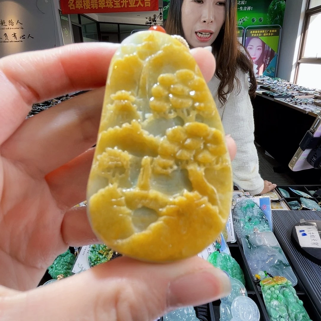 颈饰未镶嵌翡翠翡翠