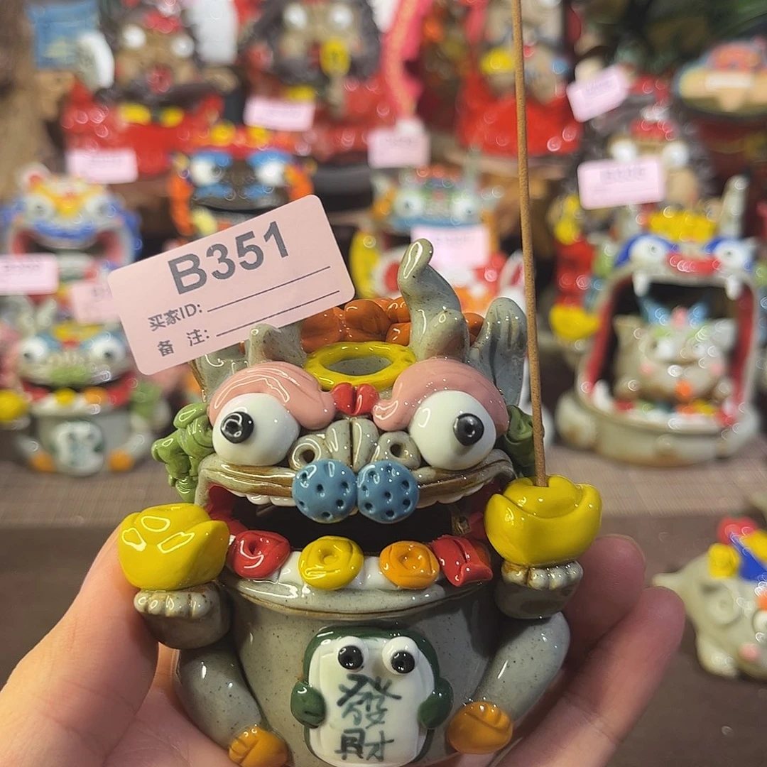 泥塑纯手工茶宠摆件
