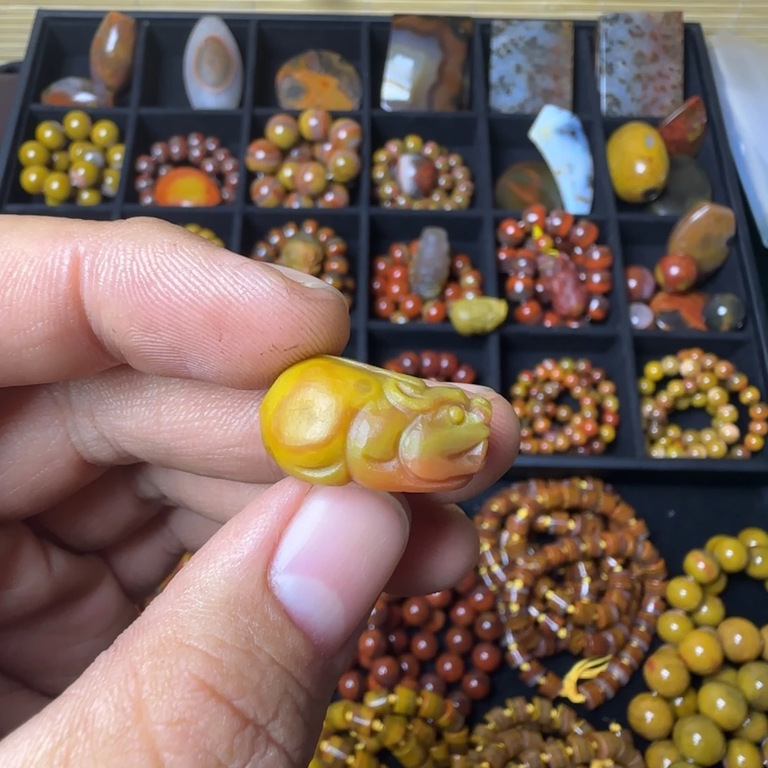 玛瑙/玉髓合金颈饰