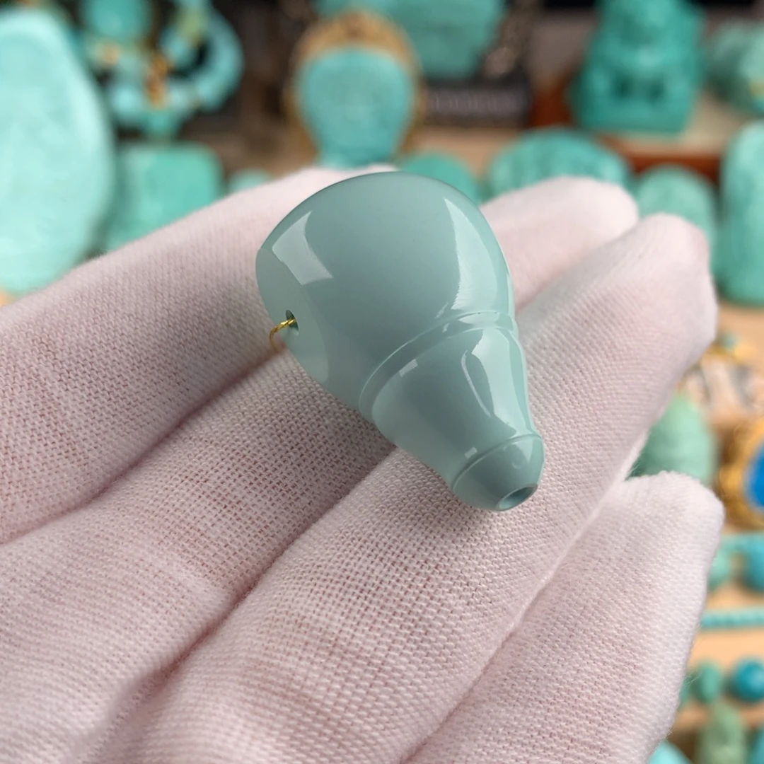 未镶嵌绿松石三通卡19+