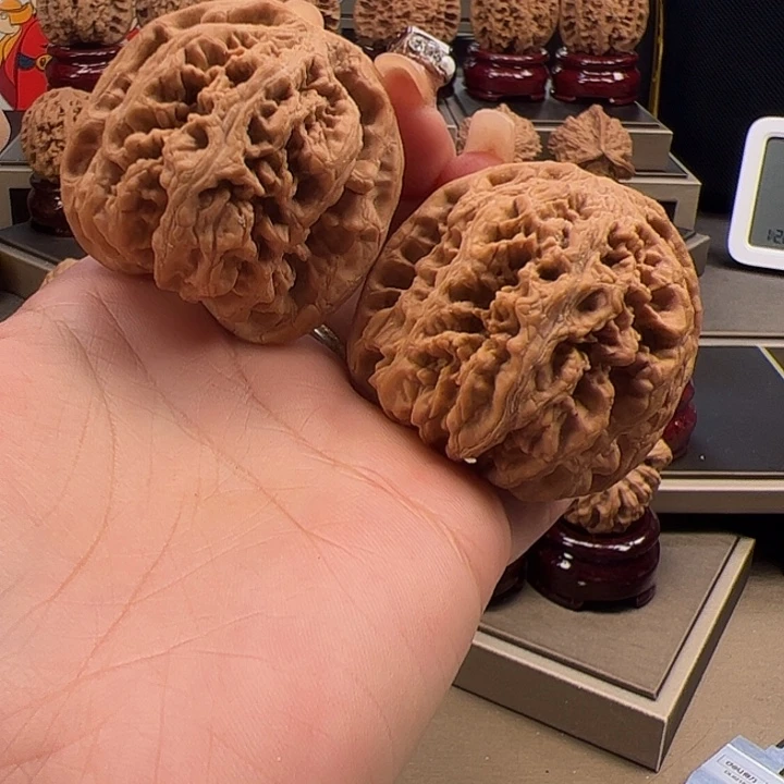 文玩核桃把件46 大 粗筋 w-022