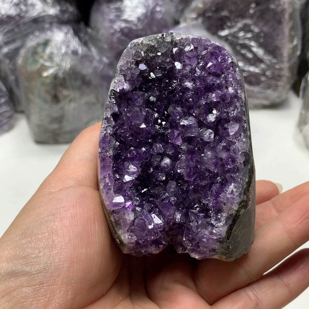 珠宝半成品未镶嵌紫晶紫水晶