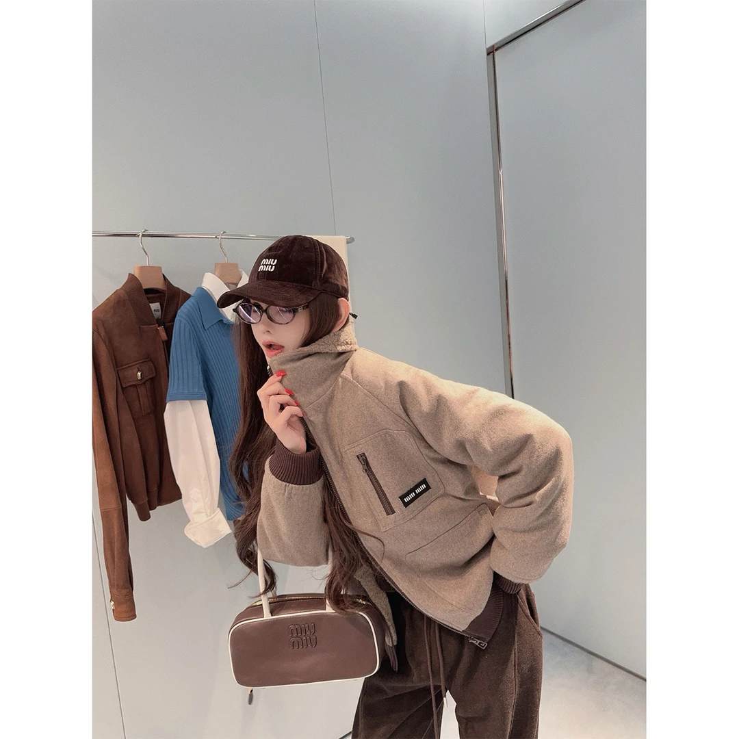 【赵辰晨 狂欢节新品】“生巧拿铁”温暖毛毛内里 立领拉链外套