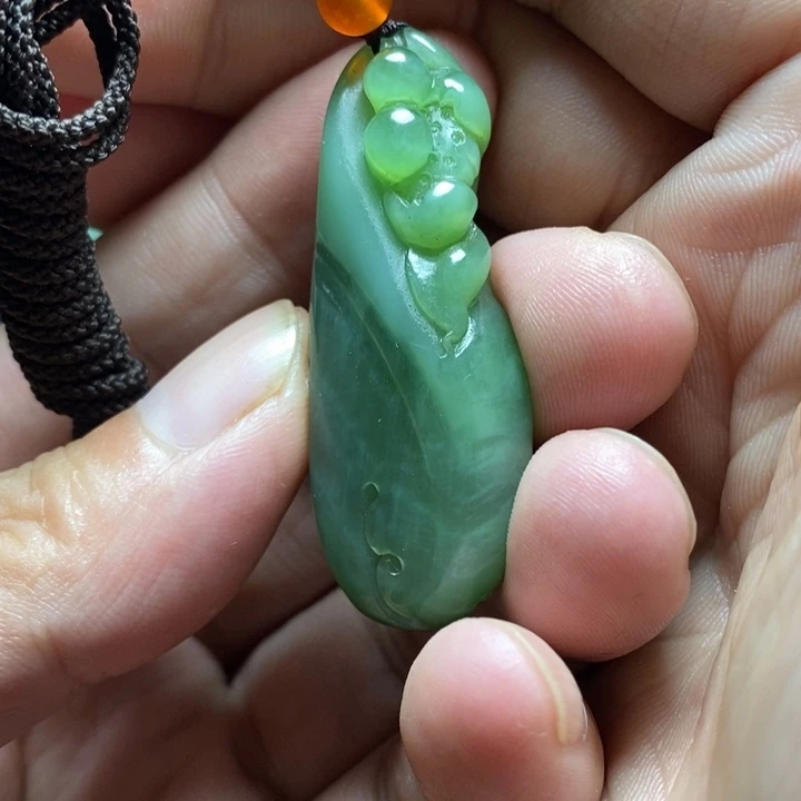 和田玉（碧玉）未镶嵌挂件