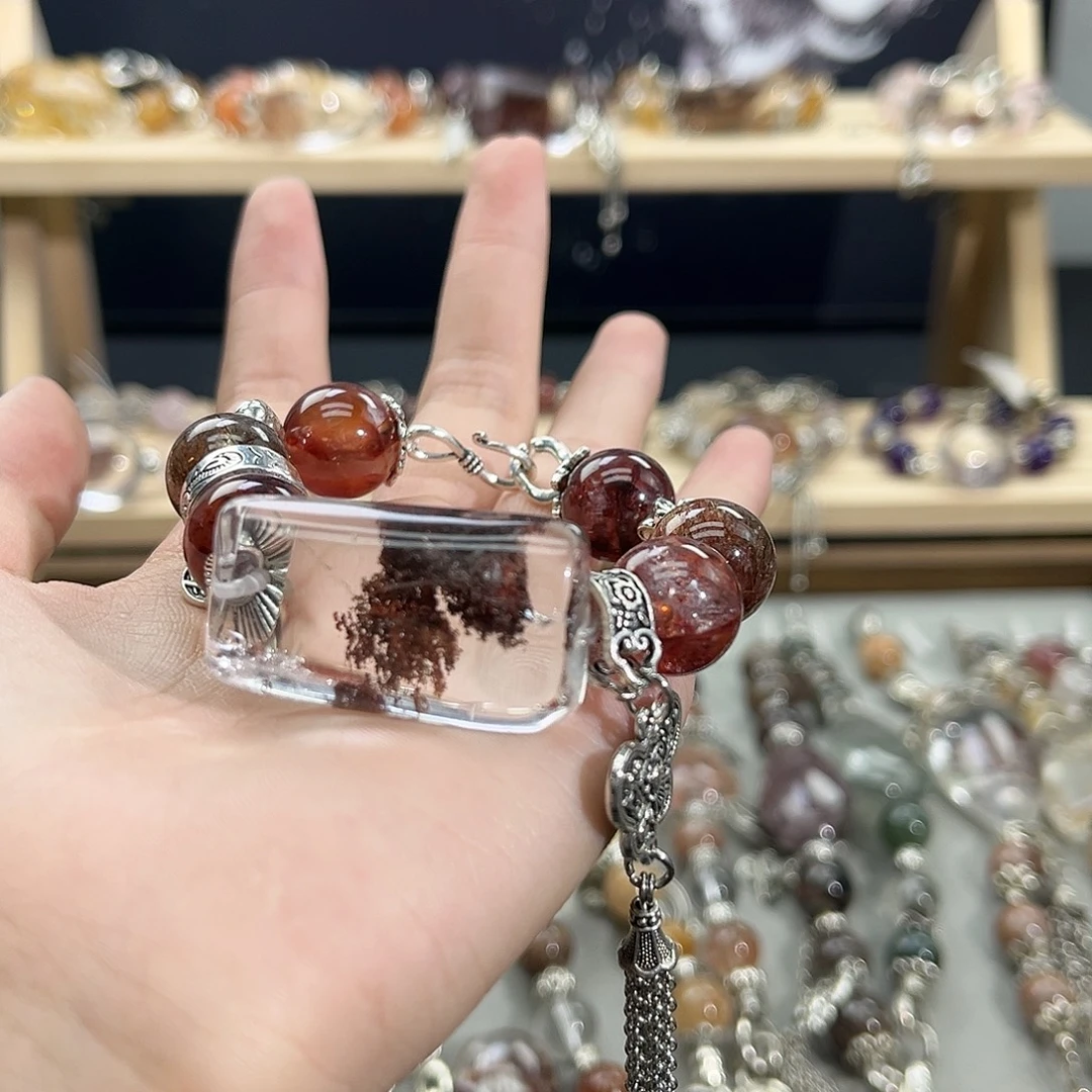 云***躲合金手链水晶手串