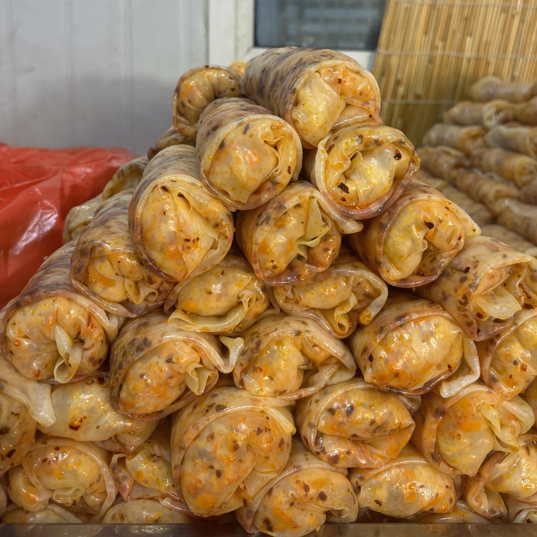 自家的萧县面皮懒人素食萧县宿州淮北徐州卷面皮凉皮特色小吃