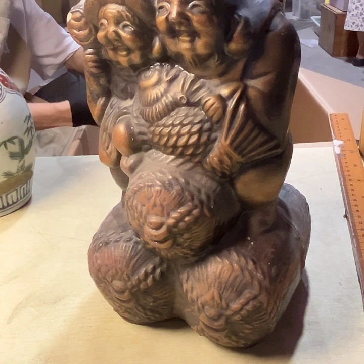 摆件石*斋恭喜发财大吉大利