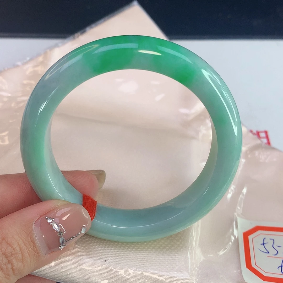 翡翠手镯未镶嵌3****接天然A货翡翠058