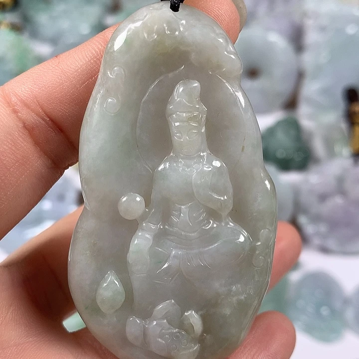 颈饰未镶嵌翡翠观音福利