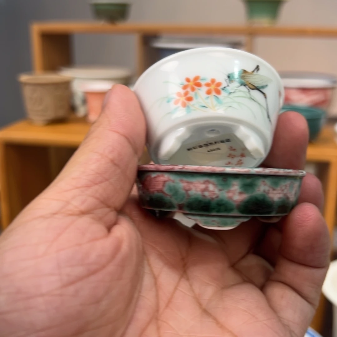 *****二个手工高温花盆