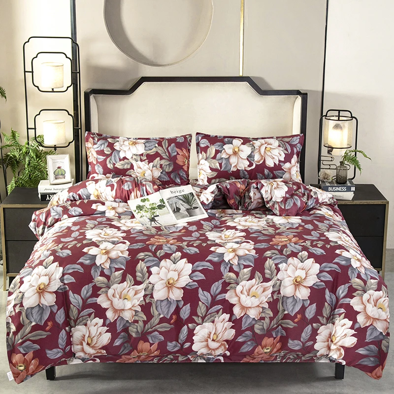 现货现发7天试睡！！春季YOUDAMAO/百花齐放双面印花四件套