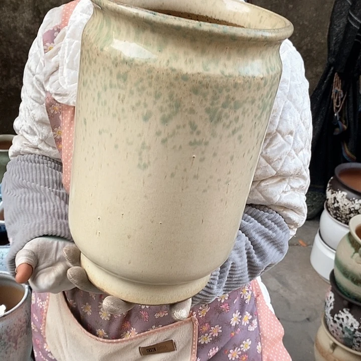 紫砂花盆正品口20高32