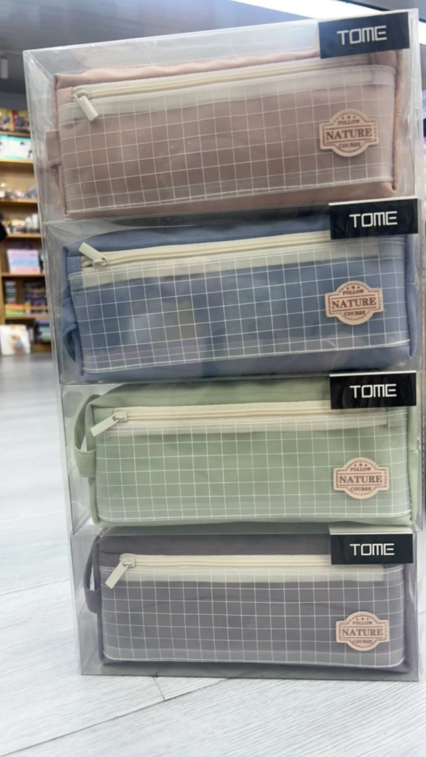 TOME63146田园多巴胺三拉链笔袋（一单到手4个）