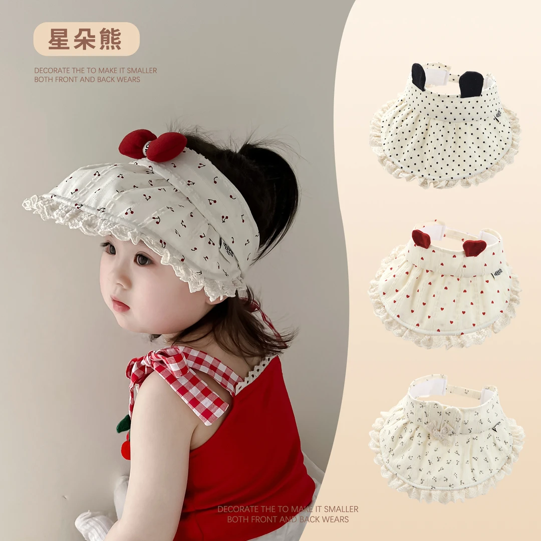 XINGDUOXIONG/星朵熊婴儿帽子夏季薄款宝宝遮阳透气渔夫帽空顶帽
