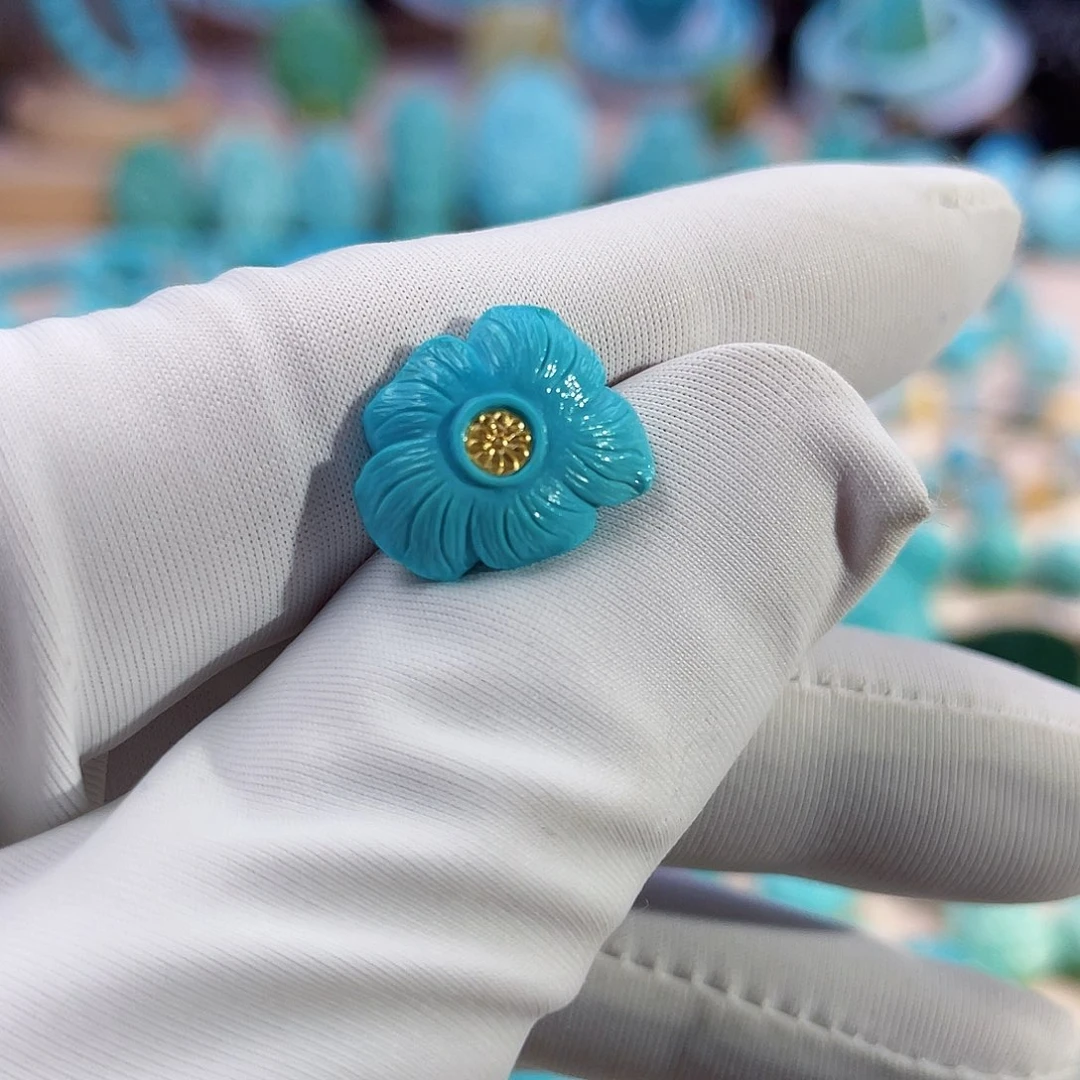 绿松石珠宝奇石未镶嵌