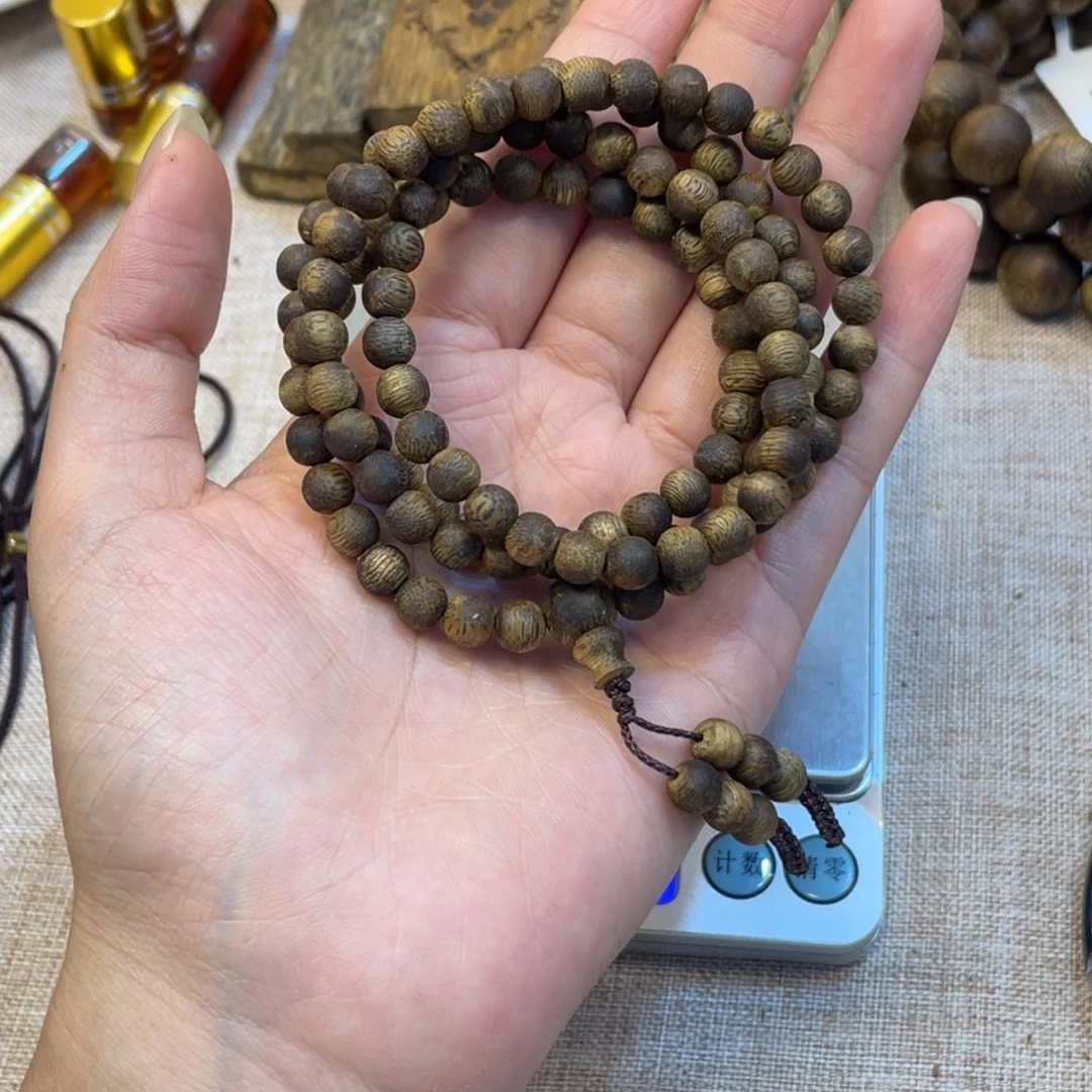 沉香沉香碎屑卡6多圈12.7克