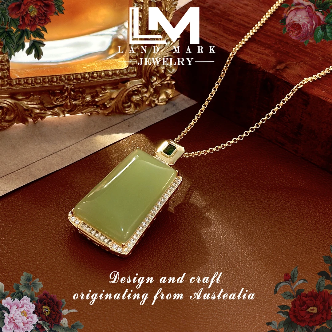 【无事牌】中⭐Land&Mark 中国风气质个性几何精美百搭项链Z-6011