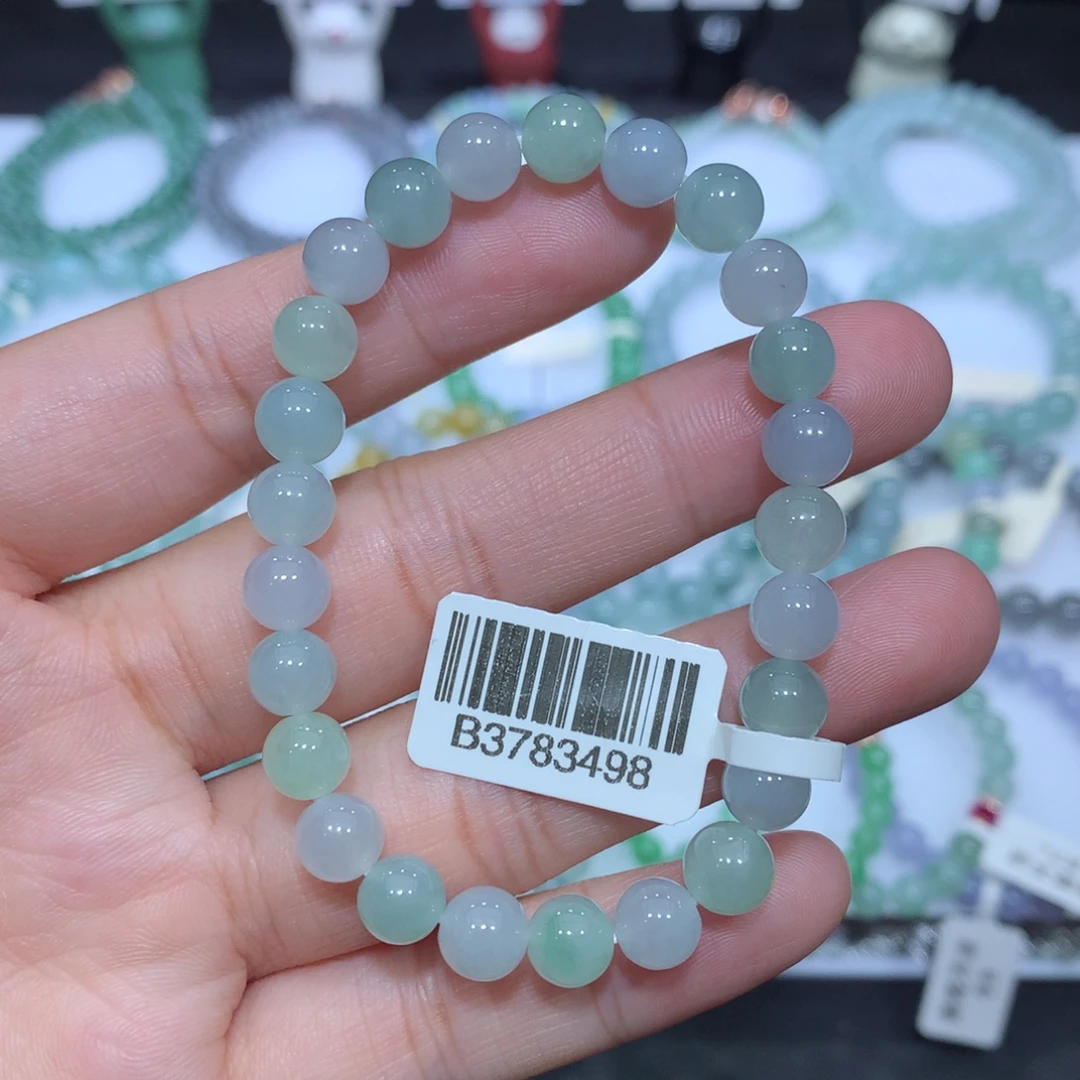 翡翠未镶嵌手串天然