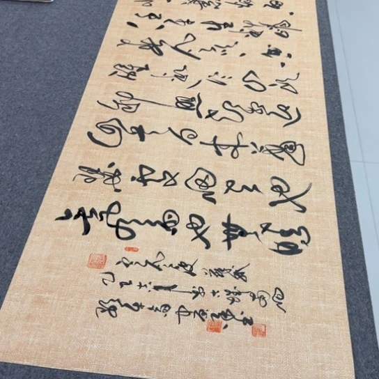 书法苏轼定风波麻纹宣纸草书徐老师