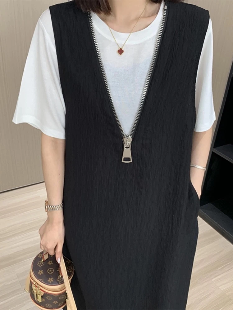 【琴】10079女士宽松休闲显瘦2025年夏季新款时尚气质百搭减龄女