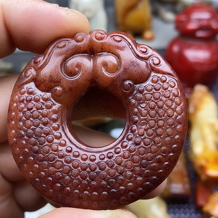 未镶嵌蛇纹石玉颈饰