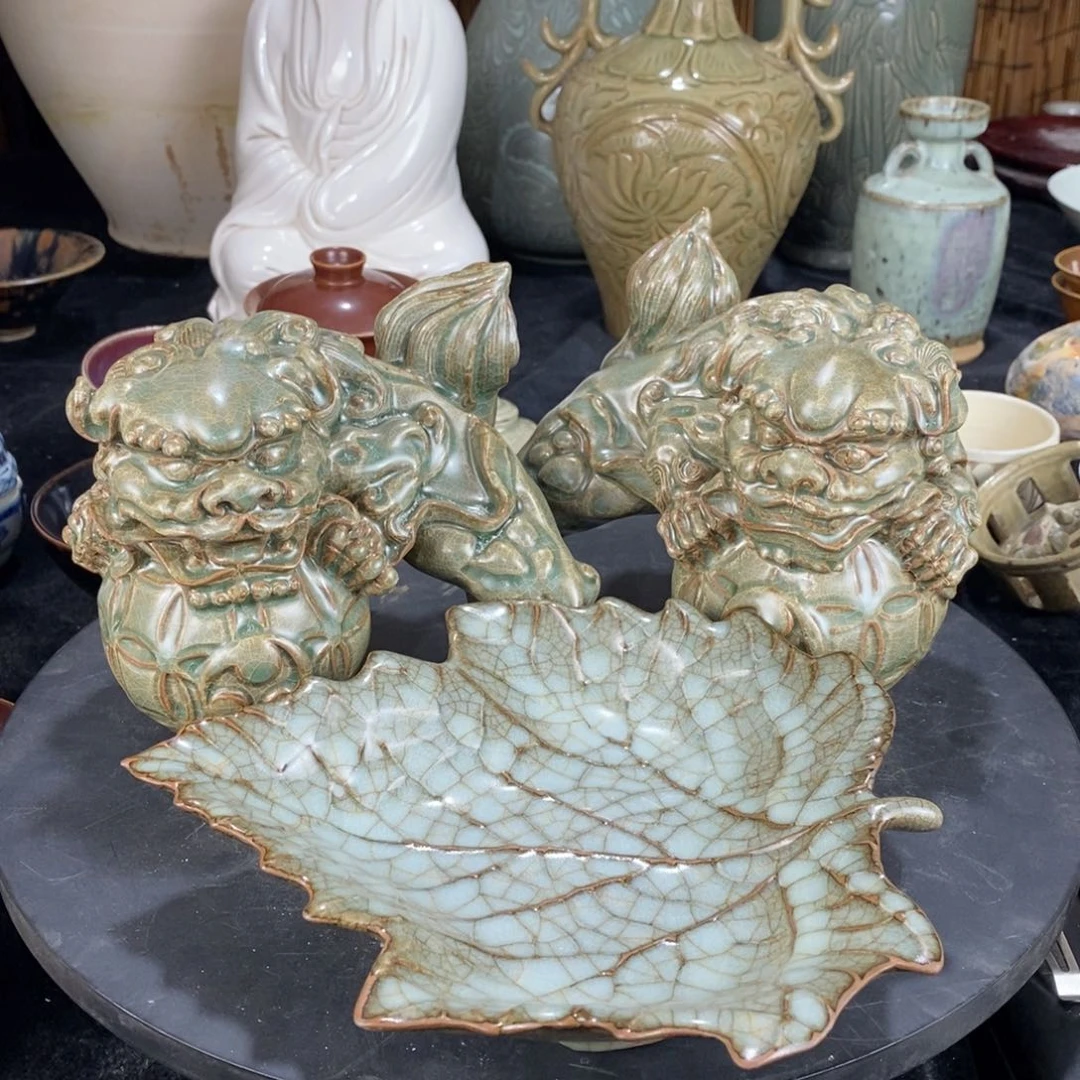 摆件芝****茶瓷器瓷器瓷器