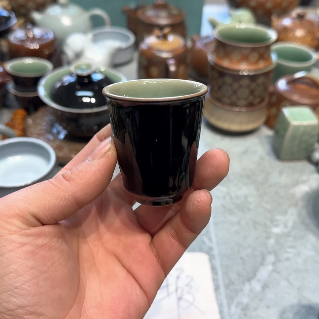 小金茶具青瓷茶器