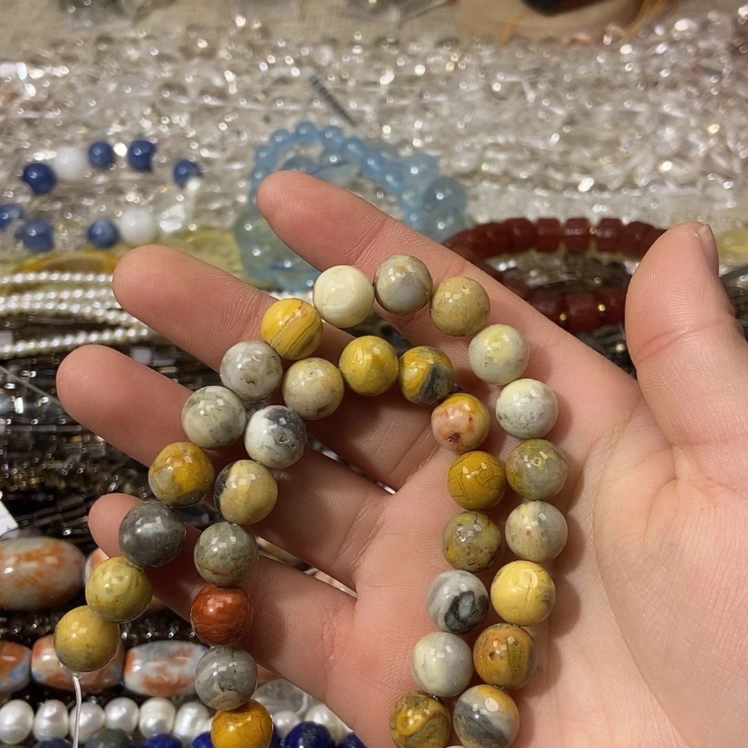 玛瑙/玉髓散珠疯狂玛瑙卡10