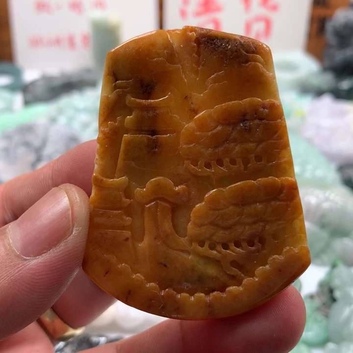 翡翠未镶嵌颈饰保真天然a货翡翠