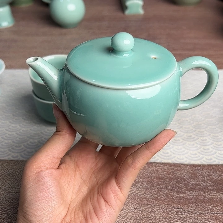 龙泉云间青瓷小米茶器