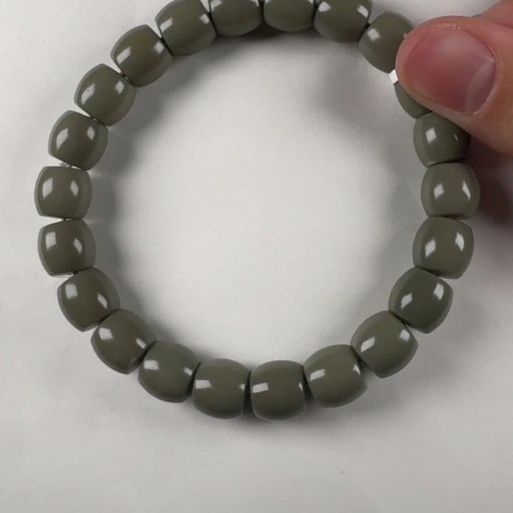 和田玉手串未镶嵌足*