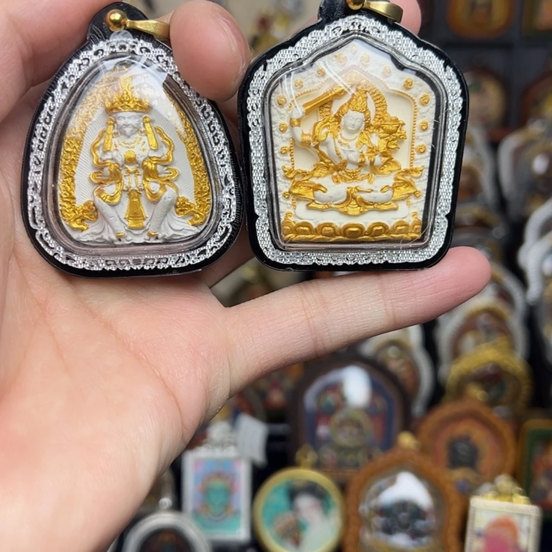 亚克力非金属白香灰擦擦扎基文殊选一加绳子