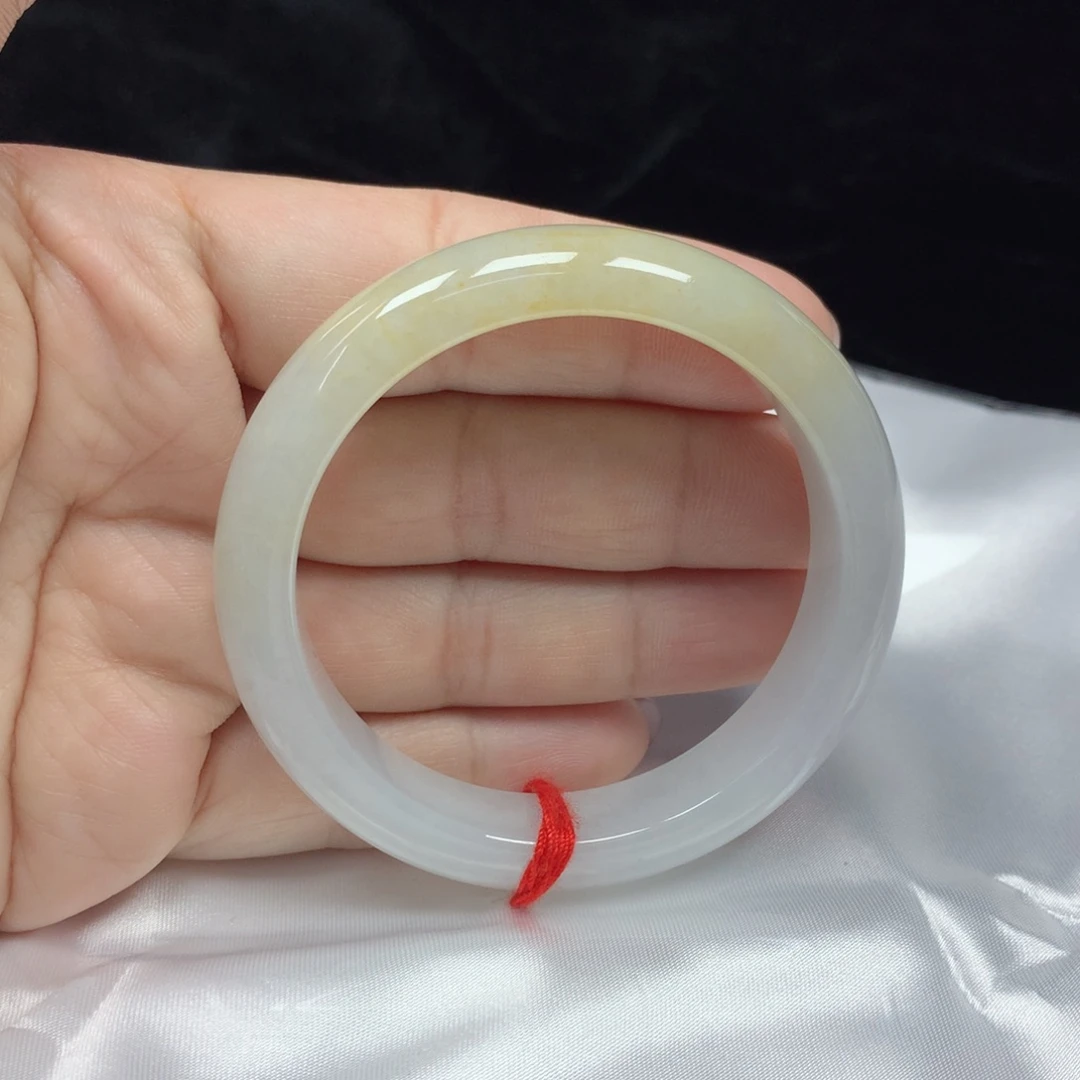 翡翠手镯未镶嵌正圈53.5