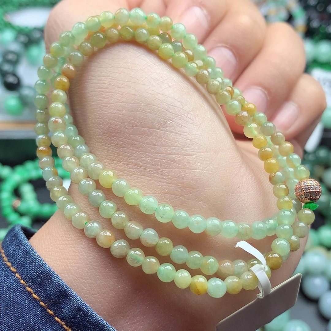 翡翠颈饰未镶嵌项链