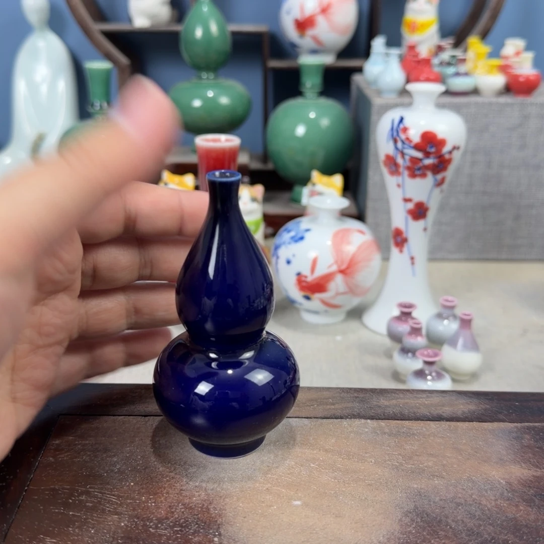 陶瓷手工小花器摆件