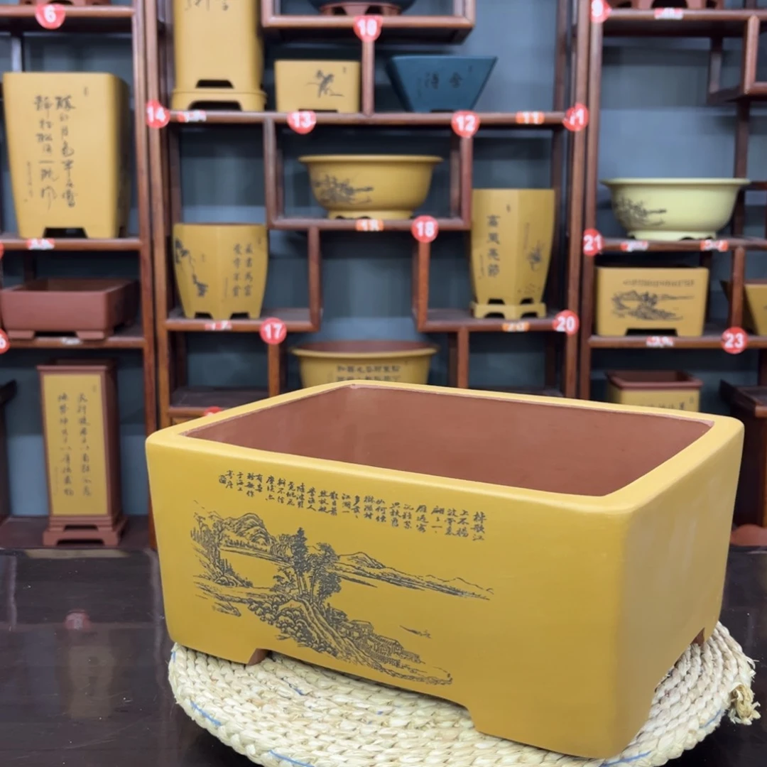 紫砂花盆紫砂花盆