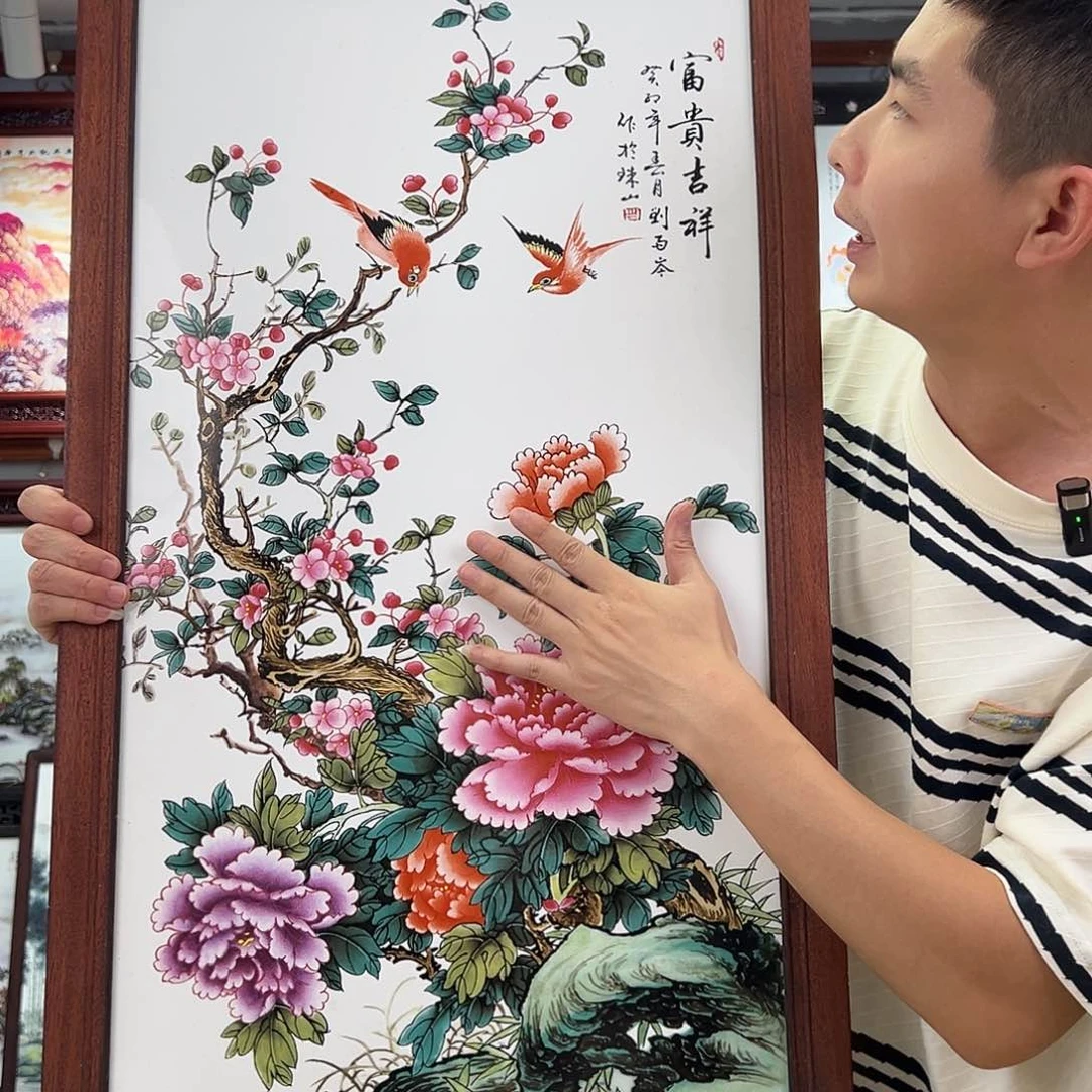瓷片景德镇瓷板画
