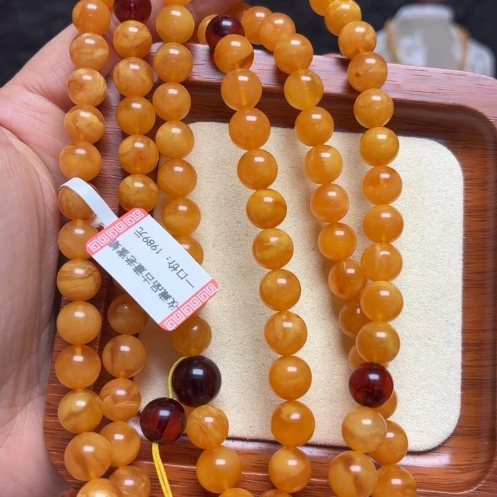 蜜蜡未镶嵌手链手串