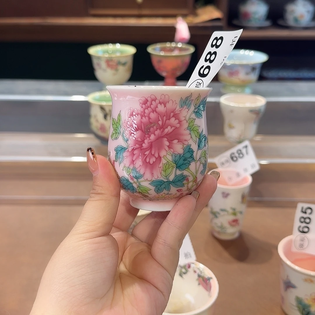 桃****珐琅彩主人杯茶具茶具