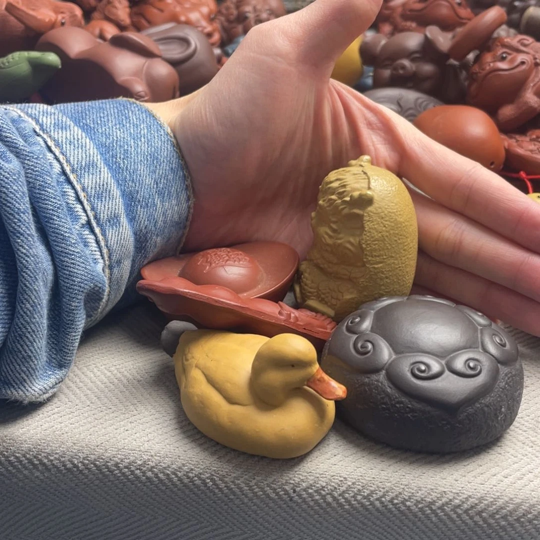 紫砂茶宠紫砂瑕疵