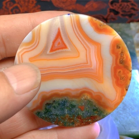 玛瑙/玉髓颈饰合金南*