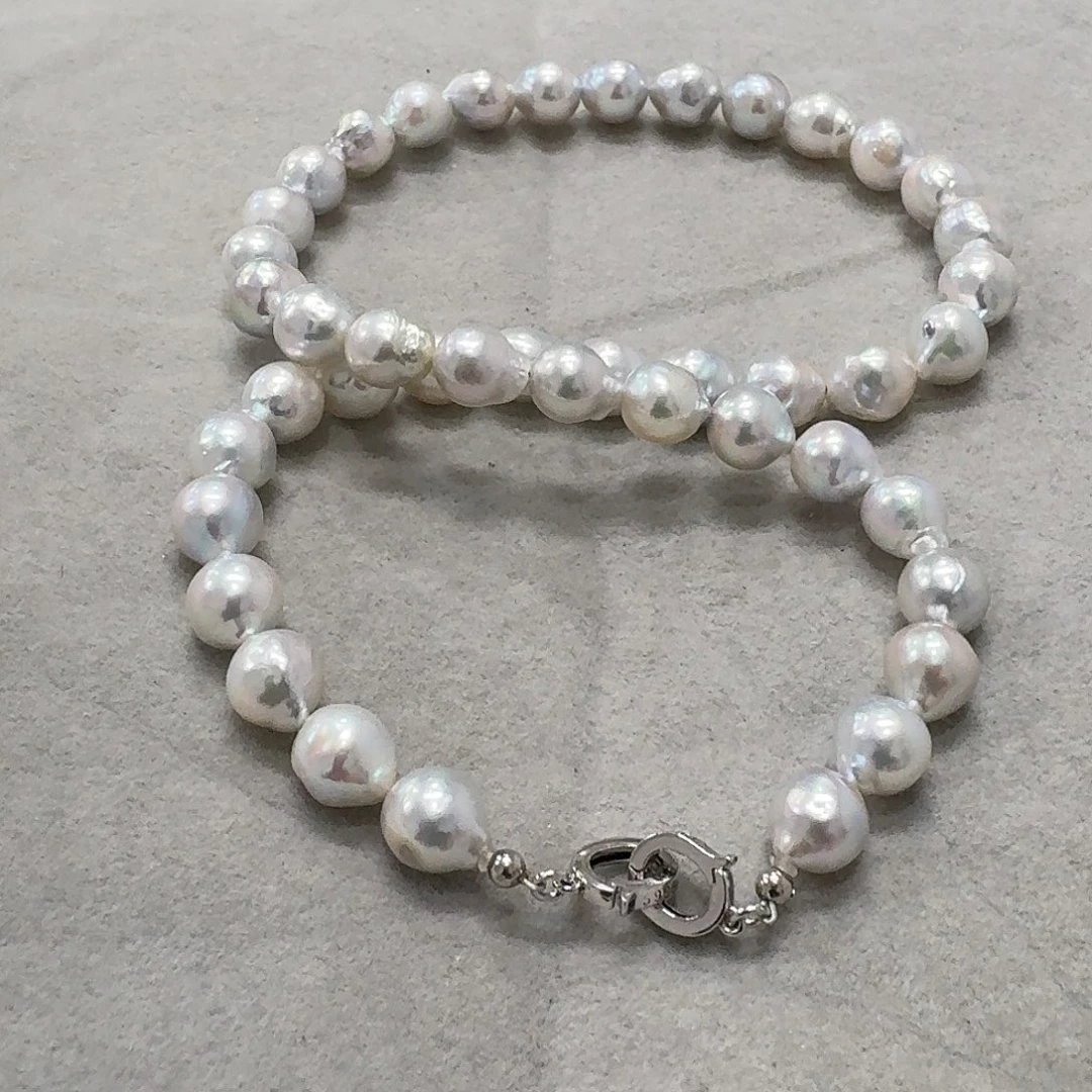 海水珍珠颈饰银S925镶嵌