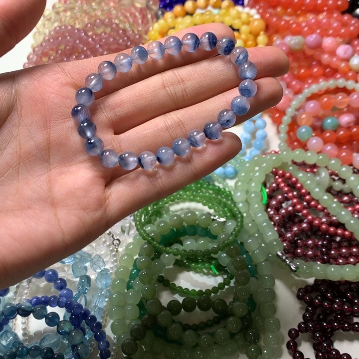 发晶手链未镶嵌同*！