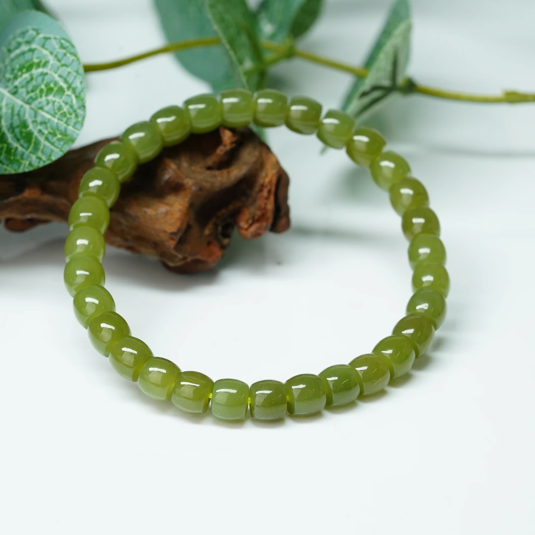 【小北好物】和田玉单圈手串约5*6mm【多样性发一件】QH190X210