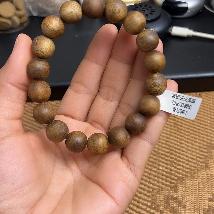 沉香手串10克单圈卡1.2