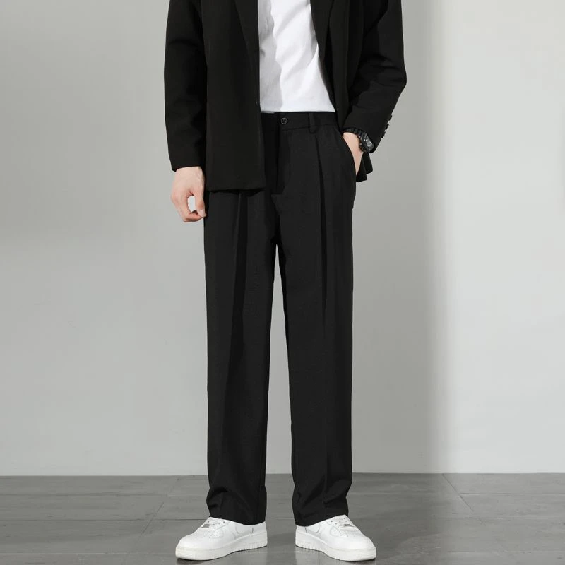 秋季直筒宽松休闲裤 西裤子男 长裤秋冬款西装裤子C58/条