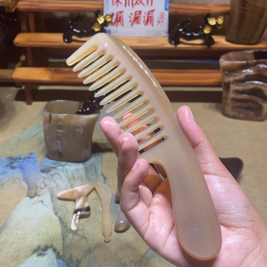 枣木阉公牛白水手柄梳