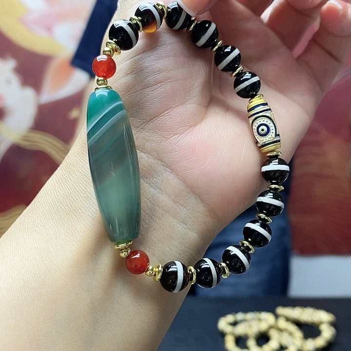 玛瑙/玉髓合金颈饰