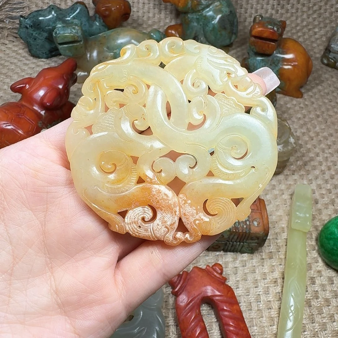 白玉菩提吊坠挂件