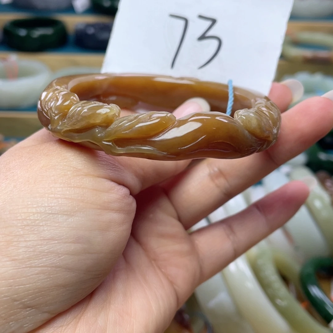 未镶嵌手镯和田玉圈口59